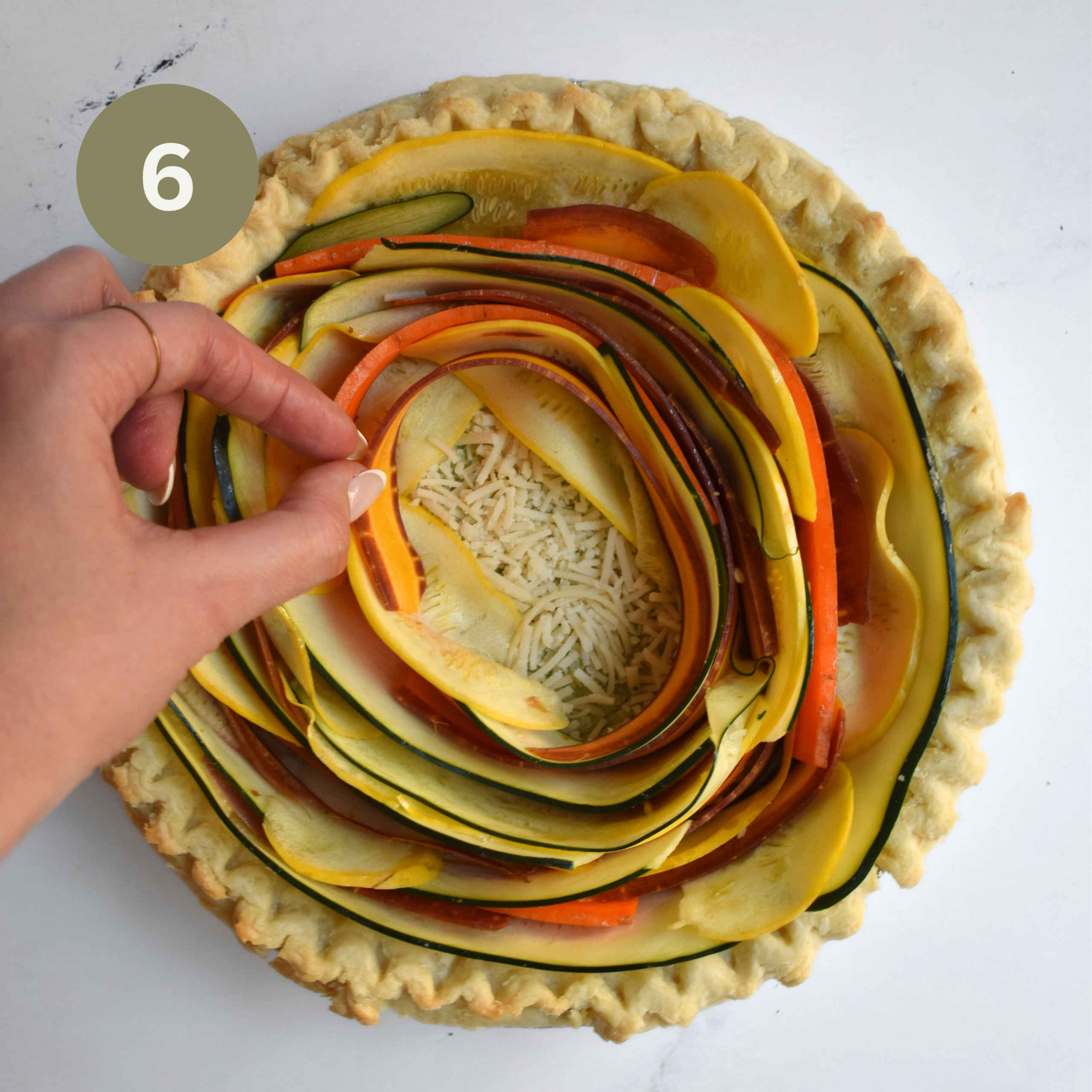 Spiral Veggie Tart