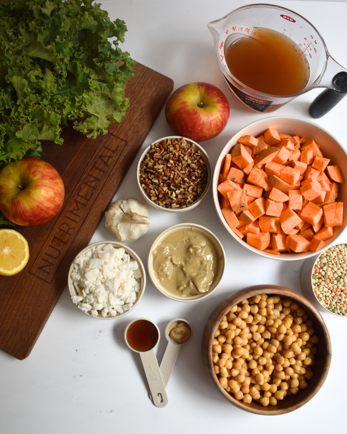 Sweet Potato Kale Couscous Bowls