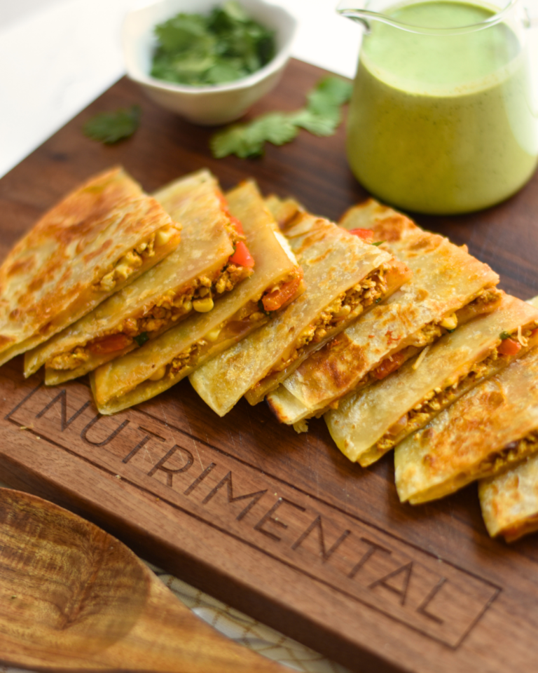 Tandoori Tofu Quesadillas