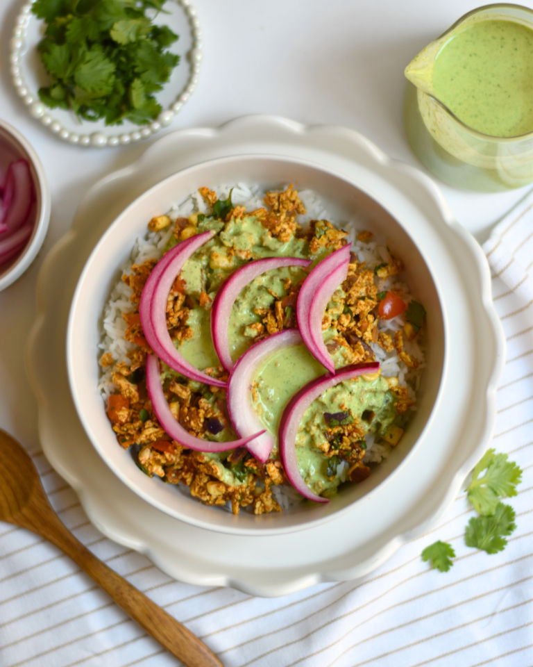 Tandoori Tofu Rice Bowls