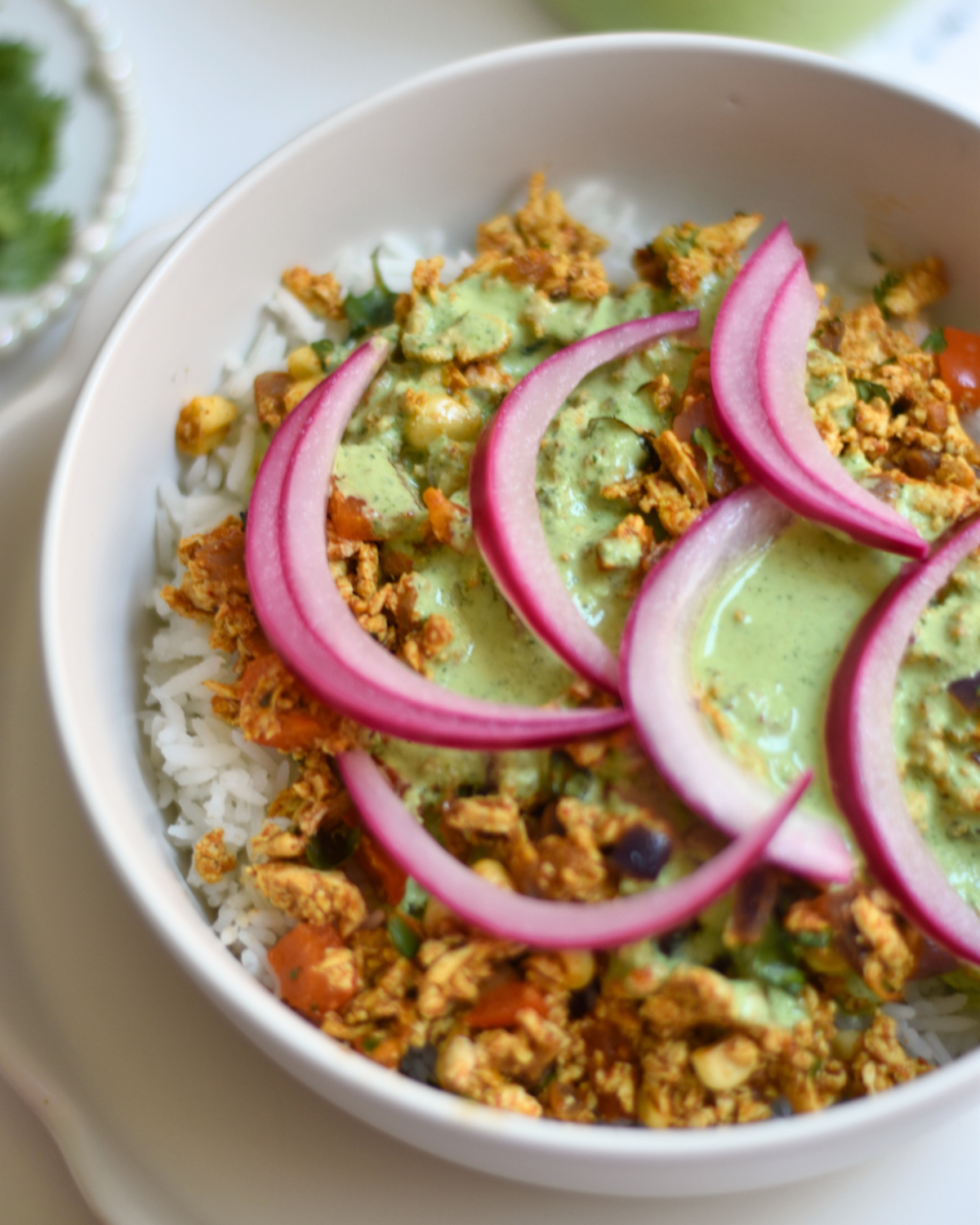 Tandoori Tofu Rice Bowls