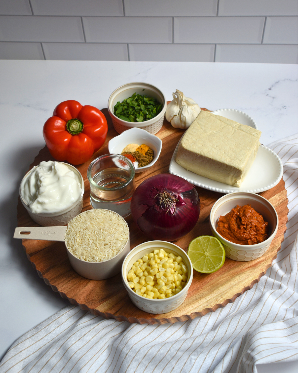Tandoori Tofu Rice Bowls
