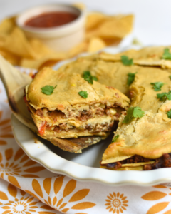Vegan Mexican Tortilla Casserole
