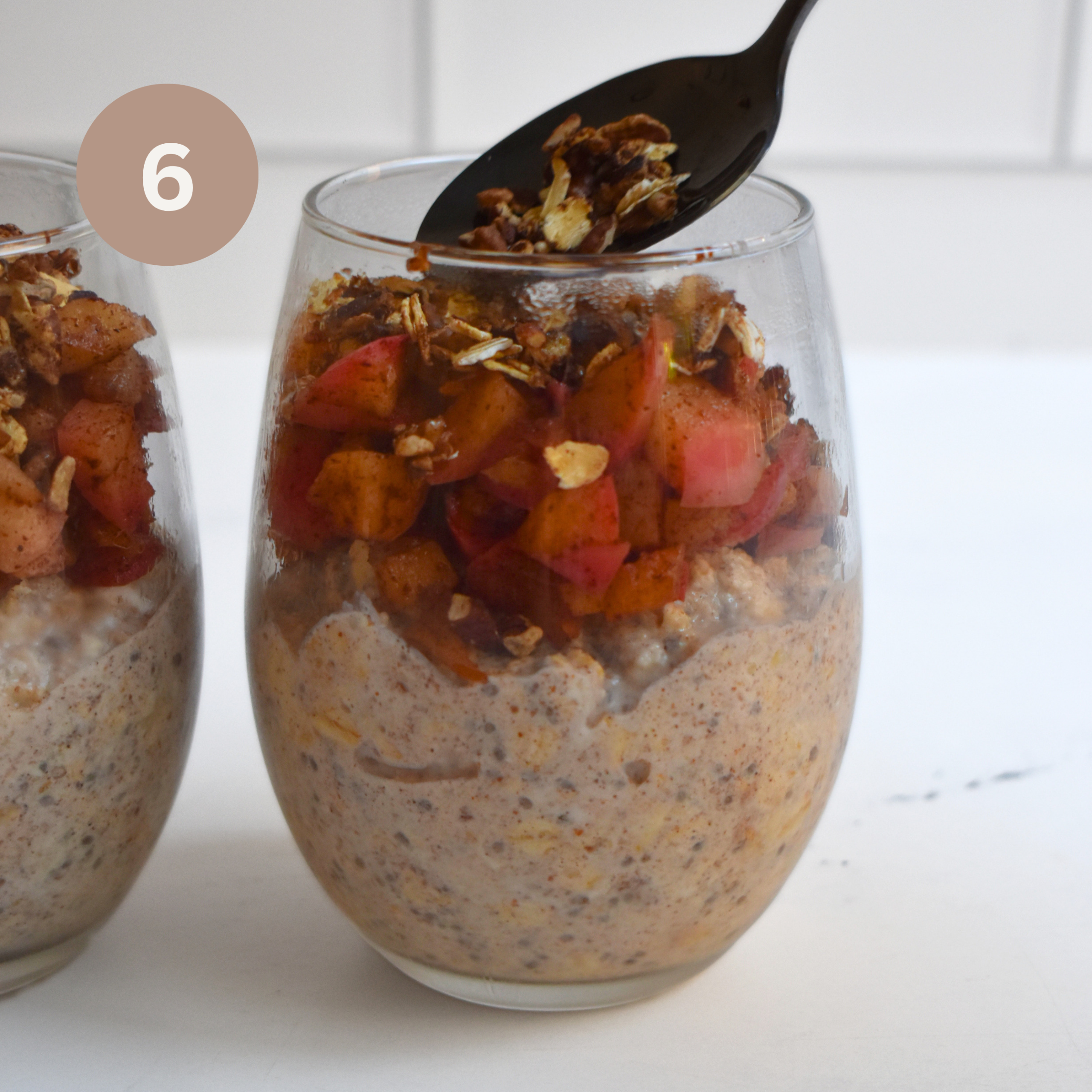 Apple Pie Overnight Oats