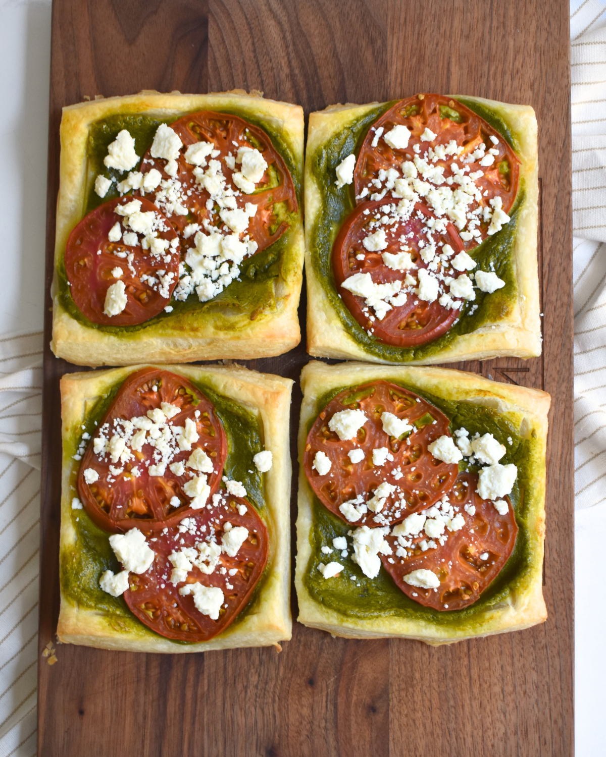 Tomato Pesto Tarts