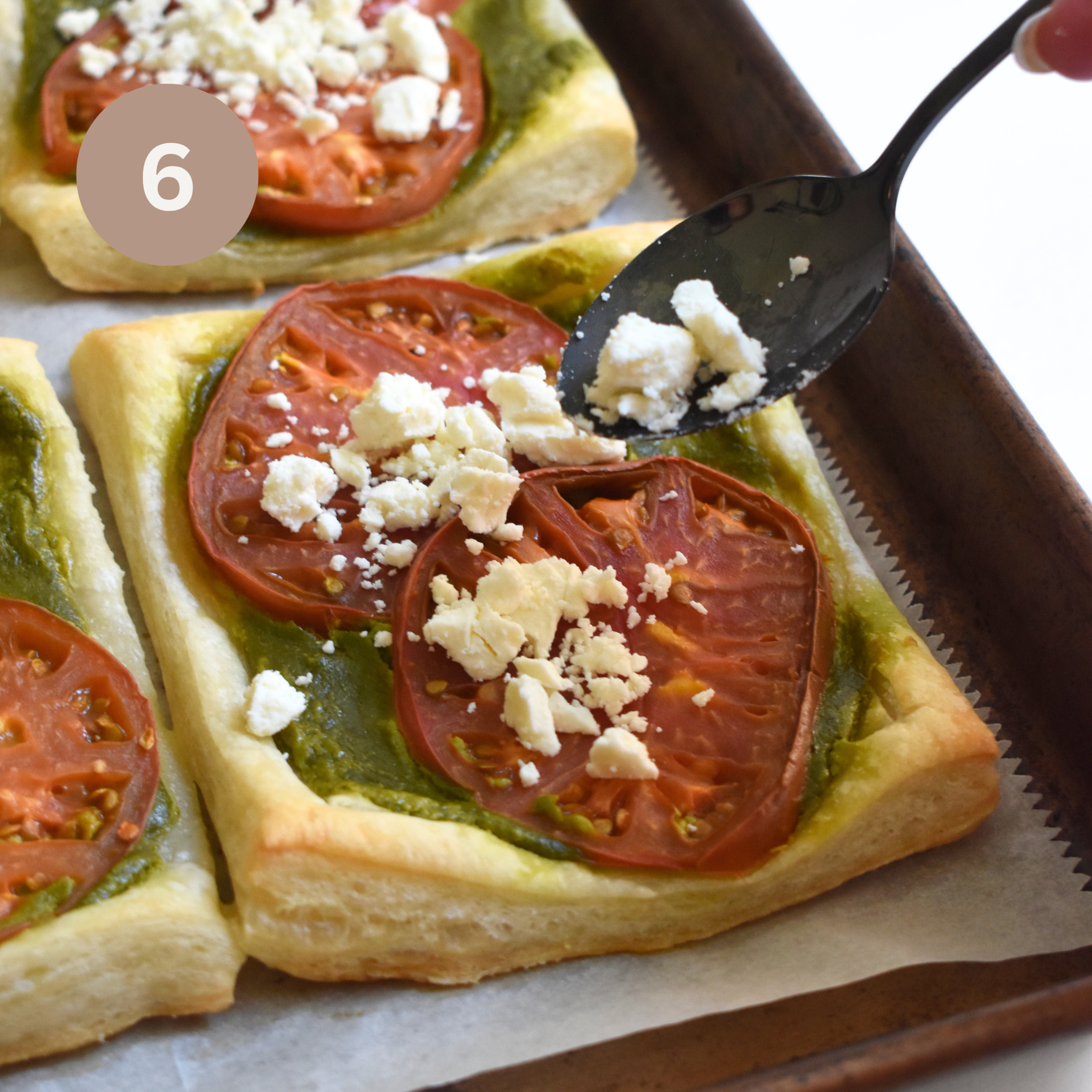 Tomato Pesto Tarts