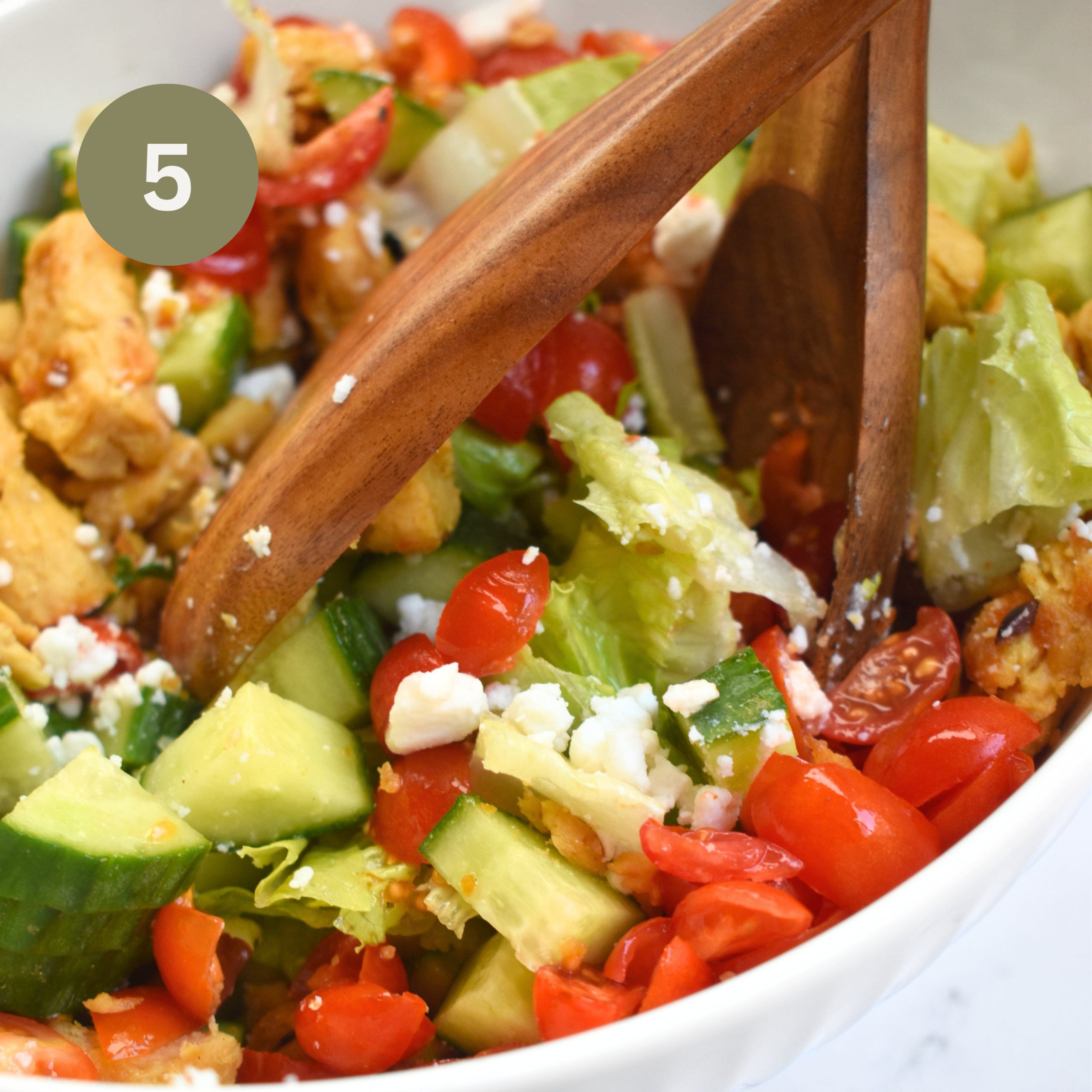 Vegan Greek Salad Sandwiches